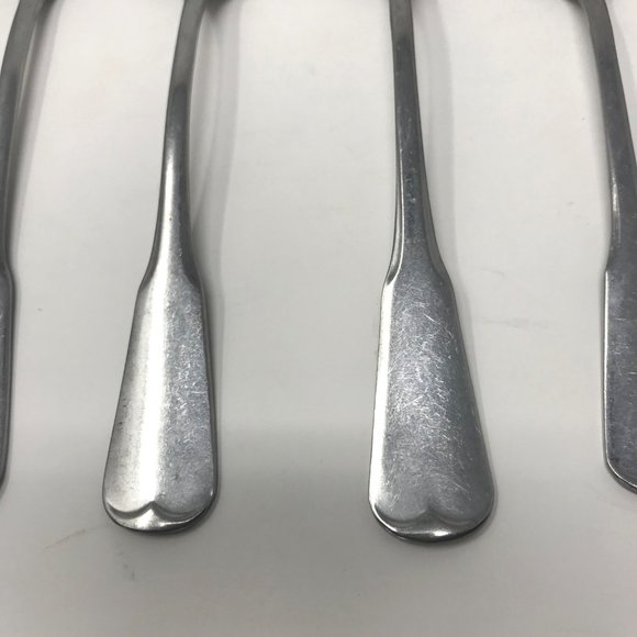 9 pc Oneida Profile Plymouth Rock Stainless Flatware MCM - Picture 2 of 4
